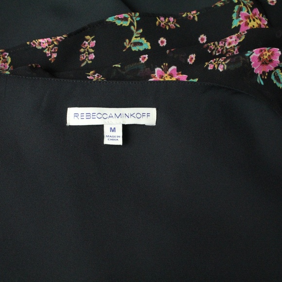 Rebecca Minkoff Atlas Ruffle Tank Top M - Picture 5 of 6